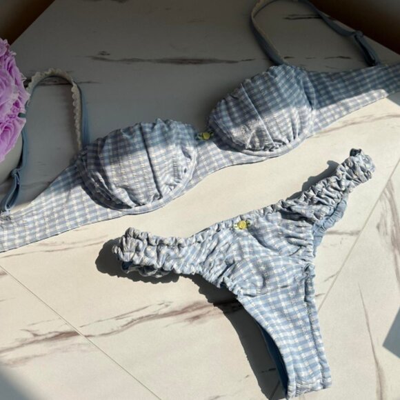 437 Four Three Seven Delphine Top & Camille Bottoms Bikini - Picture 2 of 2